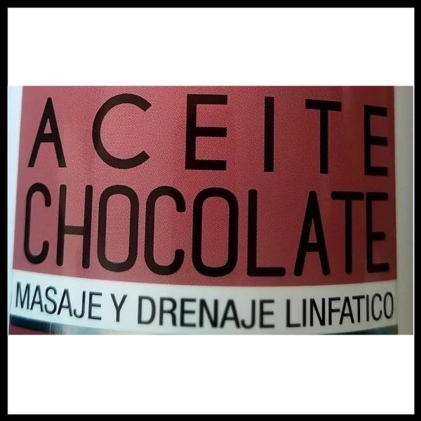 Aceite de chocolate