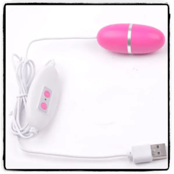 Mini huevo vibrador enchufable USB 12 velocidades – Sexshop Variedades