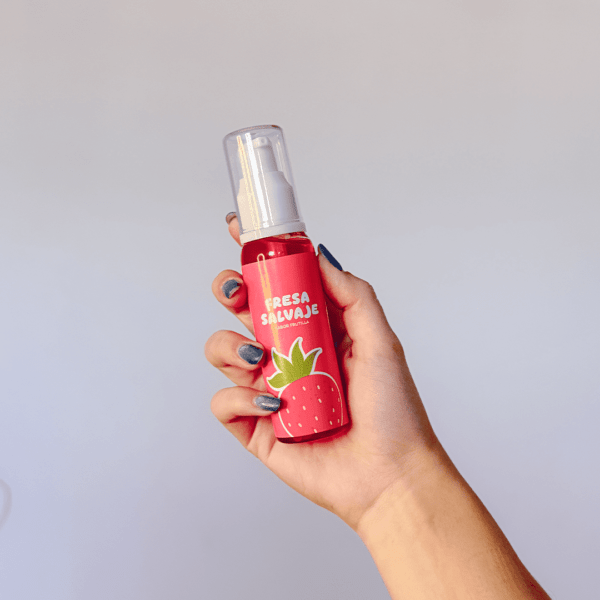 Lubricante Sabor Frutilla 60ml BadHabits – Efecto Calor, Comestible y Base Agua - Imagen 2