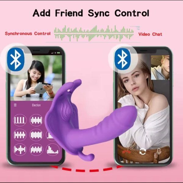 Consolador Vibrador 10 Velocidades – Control Remoto y Estimulación Clítoris/Anal - Imagen 2