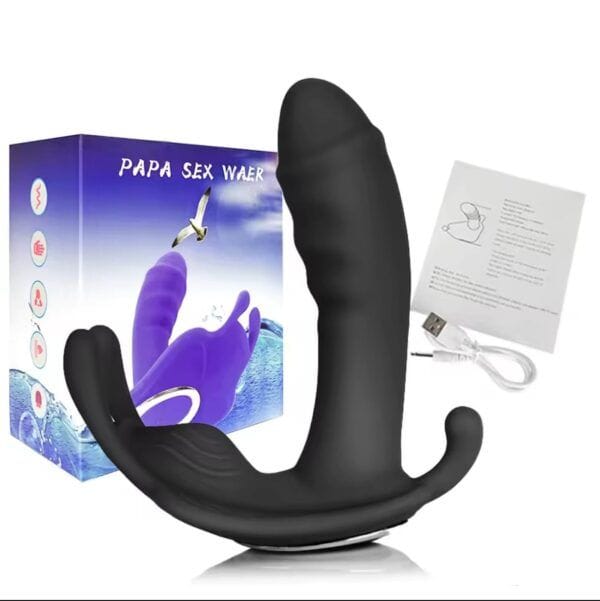 Consolador Vibrador 10 Velocidades – Control Remoto y Estimulación Clítoris/Anal - Imagen 6
