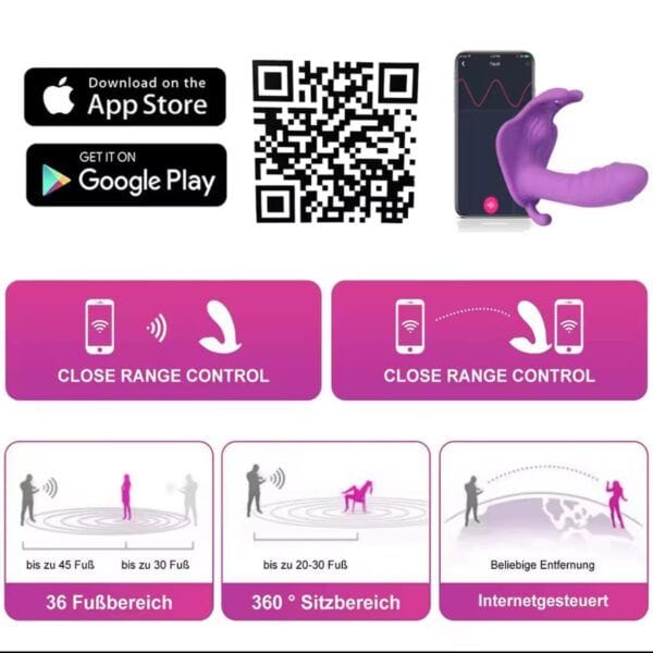 Consolador Vibrador 10 Velocidades – Control Remoto y Estimulación Clítoris/Anal - Imagen 3