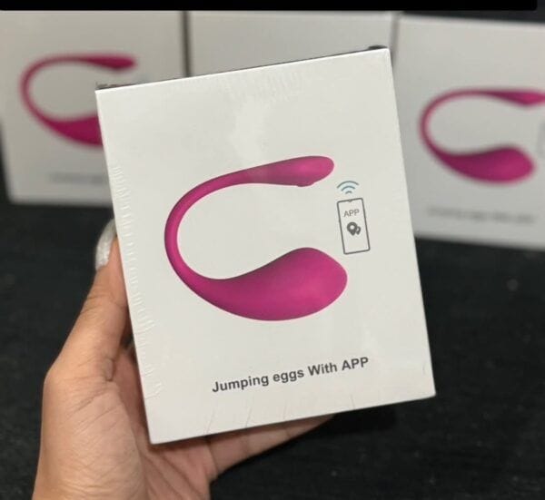Huevo vibrador controlado por app Bluetooth con estimulación de punto G