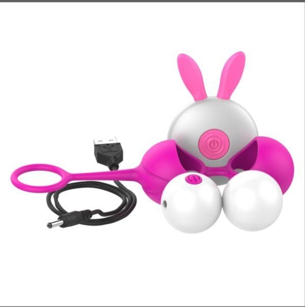 Bola china vibradora inalámbrica Rose con 12 funciones