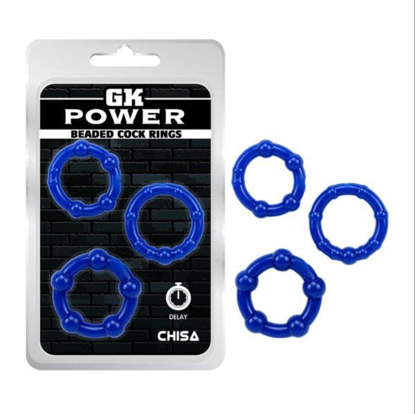 Pack de 3 anillos para pene GK Power CHISA