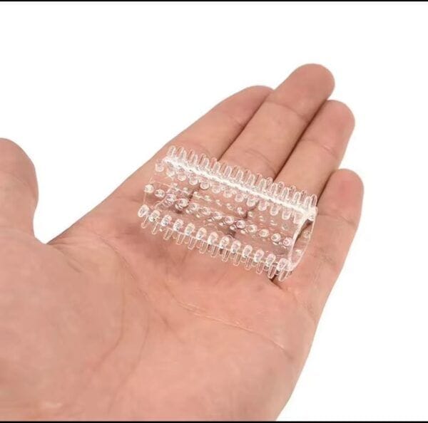 Anillos Transparentes de TPR para Pene – Pack de 6 Estimuladores Retardantes - Imagen 3