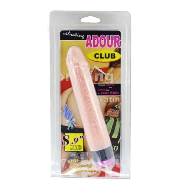 Consolador vibrador realista de 21,5 cm con textura venosa y vibración multivelocidad