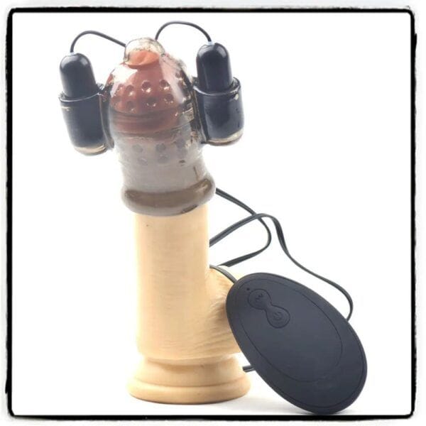 Entrenador de pene con 20 velocidades y control remoto – vibrador masculino para mejorar el rendimiento sexual