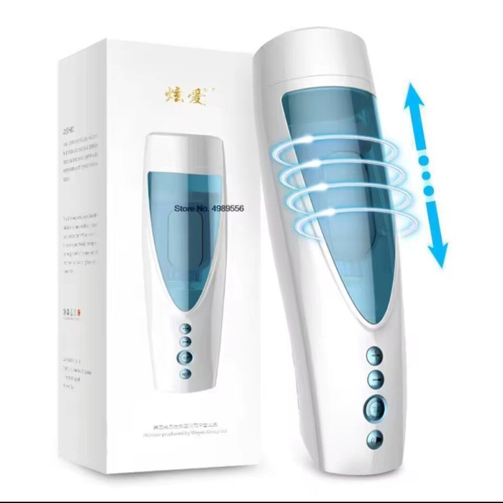 Masturbador Inteligente Masculino | Vibración, Rotación y Sonido con 10 Modos de Placer
