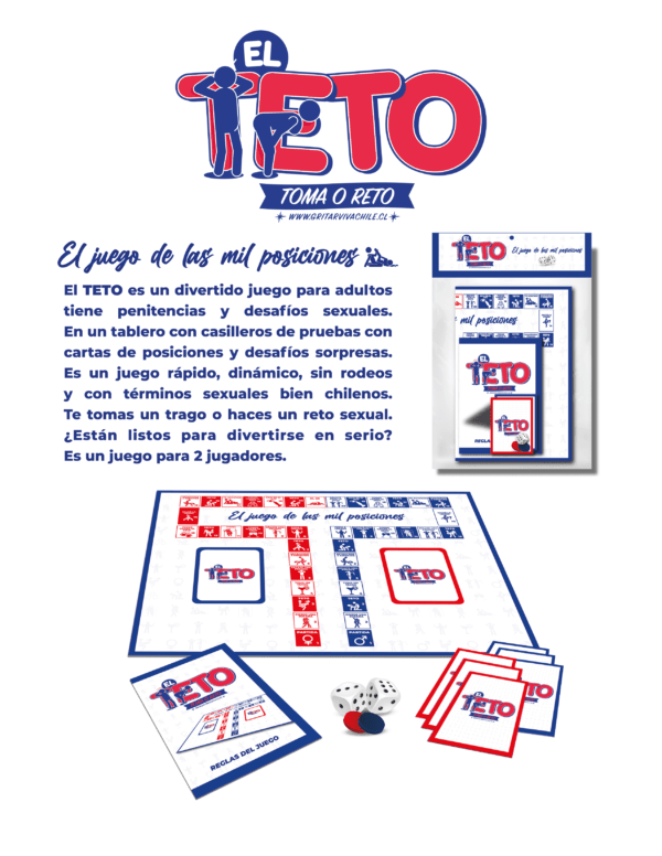 Juego Erótico “El Teto” – Desafíos Sexuales y Penitencias para Parejas - Imagen 2