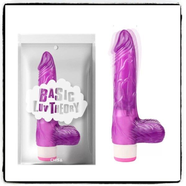 Vibrador Basic LUV THEORY púrpura 19.5 cm de placer – Sexshop Variedades
