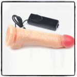 Vibrador Silicona Realista 21 cm con Sopapo - Imagen 3