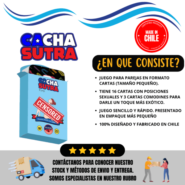 Juego Erótico “Cacha Sutra” – Posiciones Sexuales Criollas de Chile para Parejas - Imagen 2