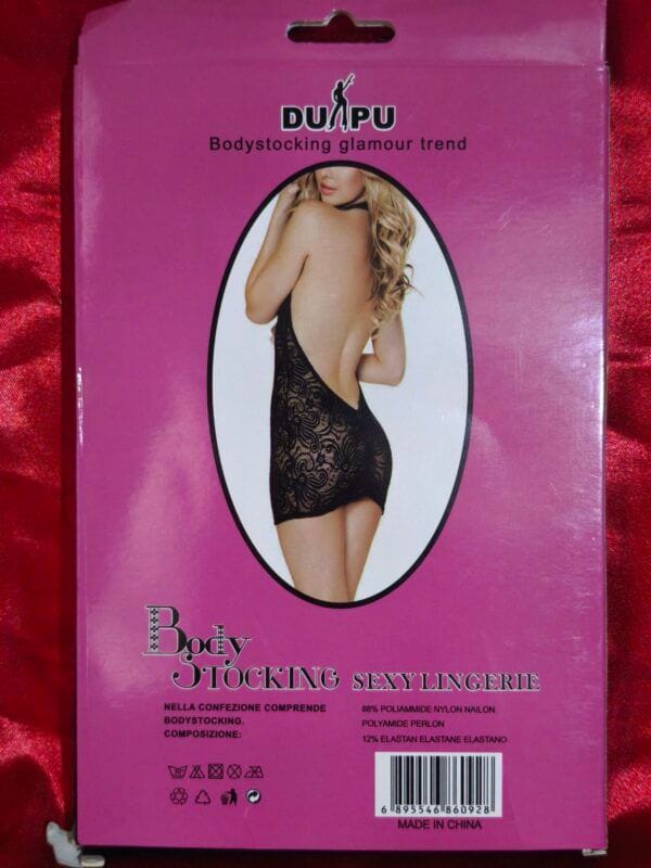 Body Negro 86092 – Lencería Sexy en Talla Única con Elegancia y Versatilidad - Imagen 2