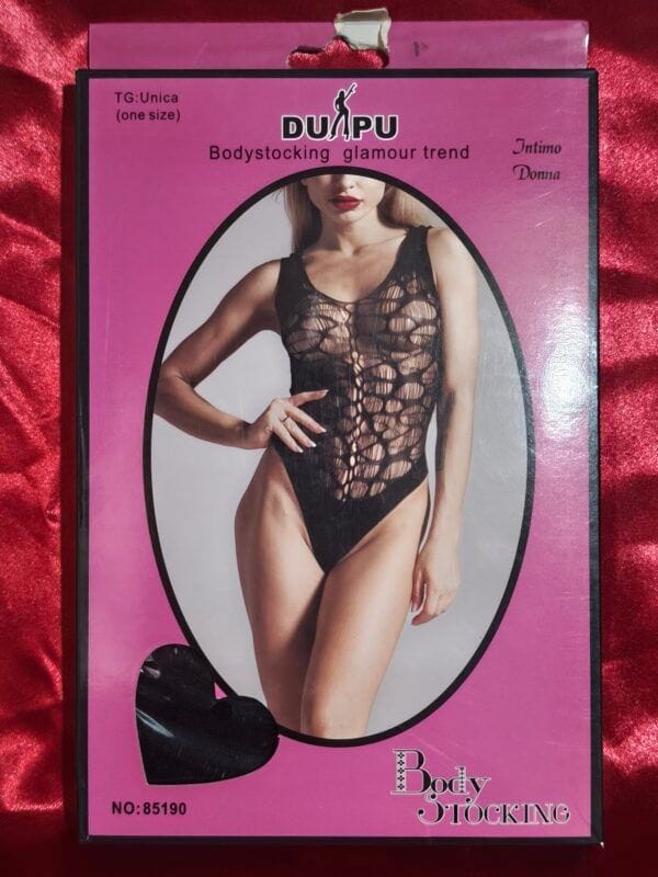 Body Negro 85190 clásico y elegante en talla única