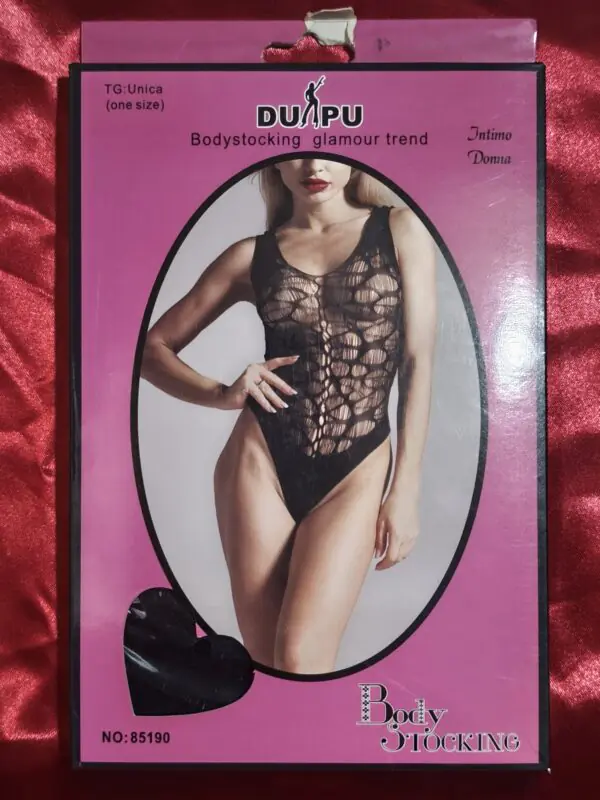 Body Negro 85190 clásico y elegante en talla única