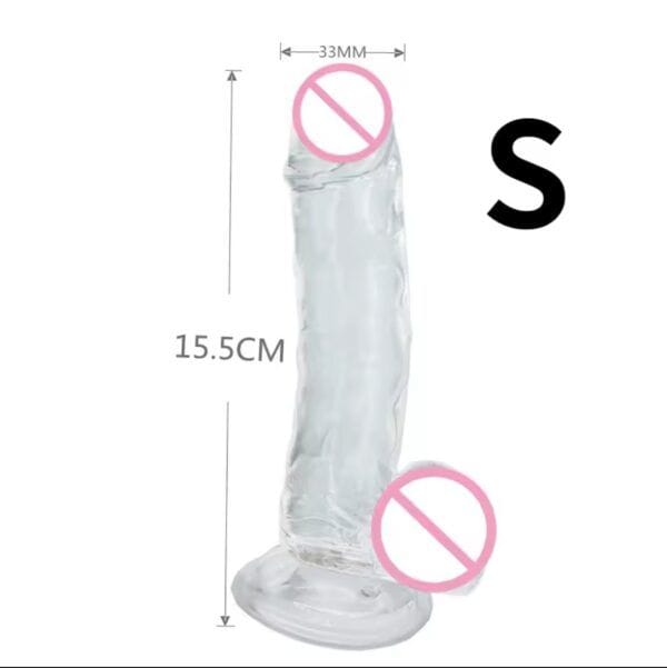 Arnés con Consolador Realista Talla S – Correas Ajustables y Placer Intenso - Imagen 2