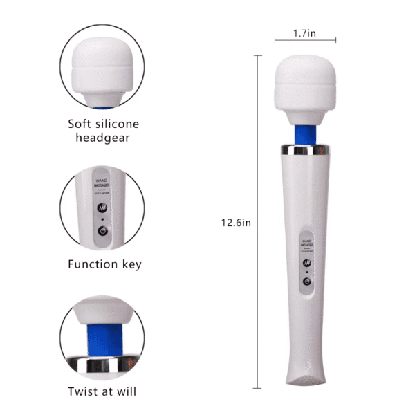 vibrador microfono wand blanco