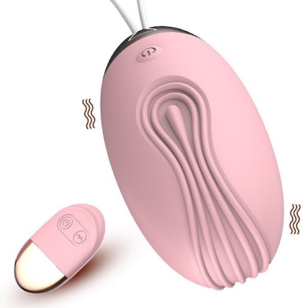 Vibrador con textura de silicona médica suave