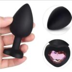 plug anal corazón tamaño g silicona