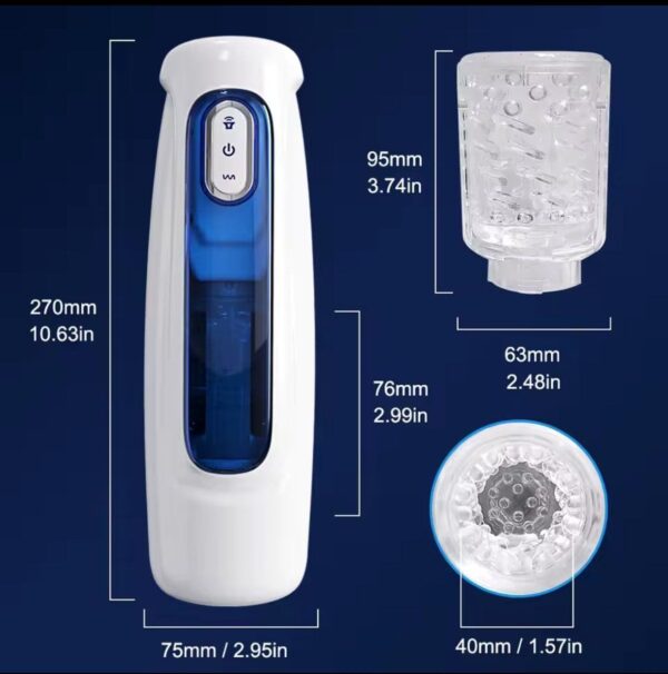 Masturbador masculino automático telescópico con rotación – Chile