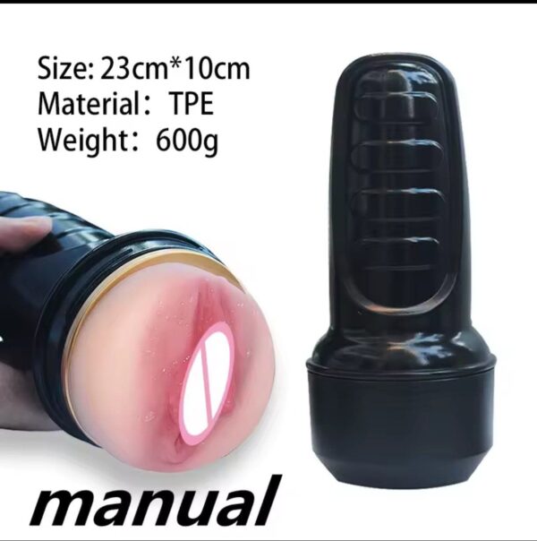 Masturbador masculino realista de silicona con vagina suave en tono piel – Sexshop Chile