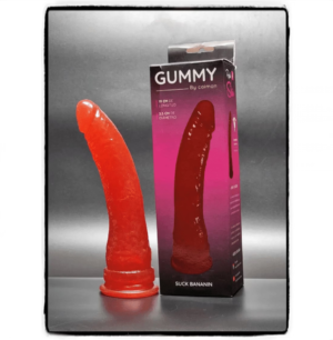 consolador gummy caiman 19 cm silicona chile