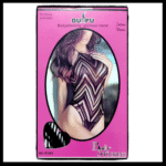 Body Negro 87093 – Body Sexy Negro Diseño Chevron