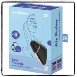 Satisfyer Love Triangle 2 negro junto a su caja original