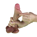 Dildo Realista de Silicona 20 cm con Ventosa - Imagen 8