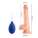 Dildo Realista Eyaculador 20 cm con Ventosa - Imagen 2