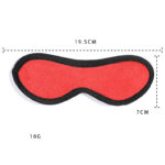 Kit BDSM 10 Piezas Negro y Rojo - Imagen 6