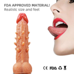 Dildo Realista de Silicona 22 cm con Ventosa – GL-H011 - Imagen 4