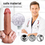 Dildo Realista de Silicona 22 cm con Ventosa - Imagen 6