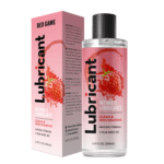 Lubricante Bed Game sabor frutilla 200 ml base agua para uso íntimo