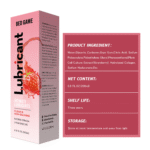 Ingredientes del lubricante Bed Game sabor frutilla 200 ml base agua con colágeno y ácido hialurónico