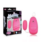 Mini huevo vibrador M-Mello rosa con control por cable y caja