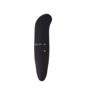 Vibrador curvo punto G HI-BASIC negro de diseño compacto