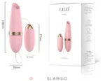huevo vibrador con succionador LILO recargable doble estimulación chile