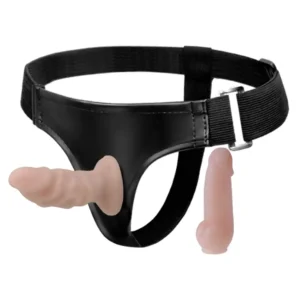 Arnés sexual BAILE ajustable con dos dildos intercambiables