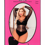 Bodystocking Negro de Red Manga Larga Talla Única – Modelo 60283