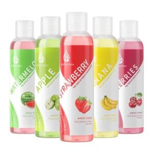 Pack 5 lubricantes con sabor SweetLov 200 ml cinco sabores